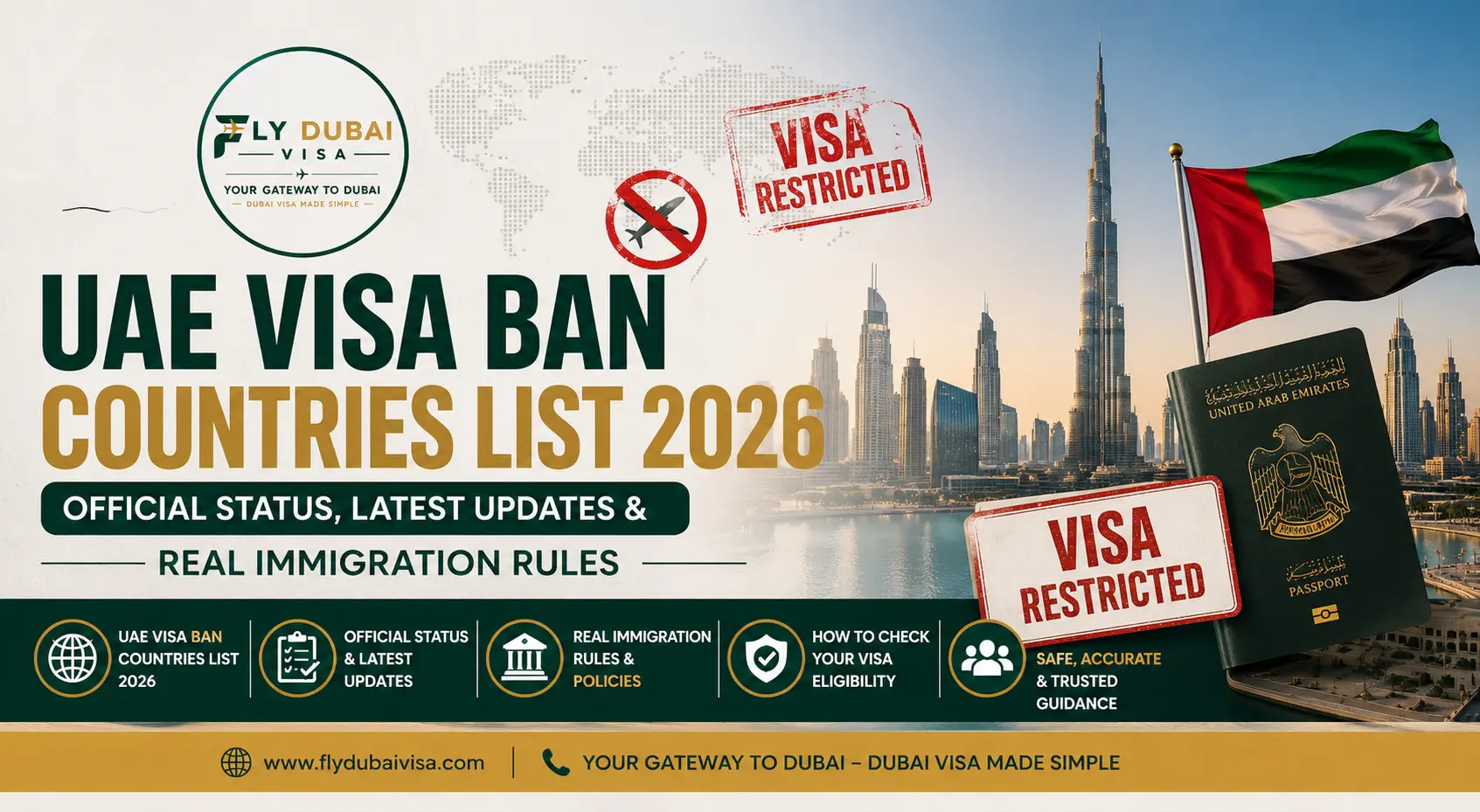 UAE Visa Ban Countries List 2026: Official Status, Latest Updates & Real Immigration Rules